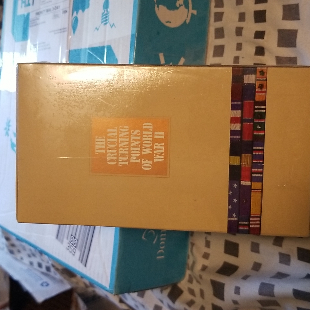 VINTAGE NWT 1997 READERS DIGEST 3 VHS SET THE CRUCIAL POINTS OF WORLD WAR II
